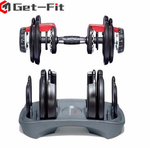 Bestseller für das Krafttraining zu Hause 24kg verstellbare Hantelsets Fitnessstudio <span class=keywords><strong>Fitness</strong></span> 40kg langlebige verstellbare Hantelsets - Product Image 4