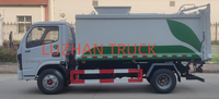 Camion à déchets alimentaires 4x2 MINI avec benne arrière et boîte de vitesses manuelle