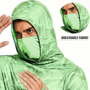 เสื้อเชิ้ตตกปลาแขนยาวพิมพ์ลายพรางแบบระเหิด  ระบายอากาศ กันน้ำ กันลม น้ำหนักเบา แห้งเร็ว ป้องกันรังสียูวี - Product Image 4