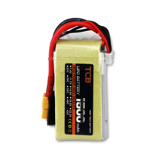 แพ็กแบตเตอรี่ tcb 11.1V 22.2V 1500mAh 6S 45C RC Lipo สำหรับเรือบรรทุกเครื่องบินผลิตจากวัสดุลิเธียมไอออน - Product Image 6