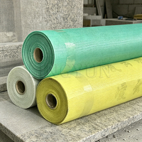 Matériaux de construction : Filet en fibre de verre résistant aux alcalis pour plâtre, dimensions 4.2x4.2, pour ciment 70mmx30m 75g, filet d'angle pour plafond E70 508g
