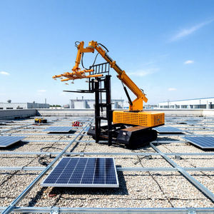 Lève-vitre à vide haut <span class=keywords><strong>de</strong></span> gamme, équipement <span class=keywords><strong>de</strong></span> levage <span class=keywords><strong>de</strong></span> verre, véhicule d'installation <span class=keywords><strong>de</strong></span> panneaux solaires avec vanne proportionnelle et télécommande sans fil - Product Image 1