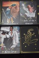 Jeu de cartes Oracle Tarot personnalisées en gros, grand format, imprimées en couleur CMJN, finition brillante, portable, pour le plaisir en famille