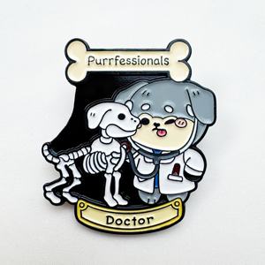 2025首选: 定制搪瓷翻领别针-1英寸可爱软搪瓷促销礼品 - Product Image 4