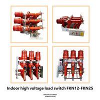 Interrupteur-sectionneur à charge Lingc FKN12A-12-25, 12 kV, haute tension, 3 pôles, caoutchouc silicone, type à vide, réseau en anneau, 28