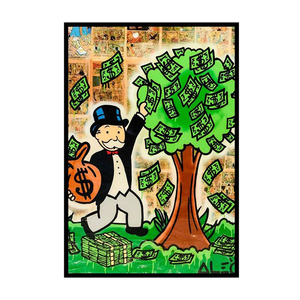 Póster Decorativo de Lona de Lujo <span class=keywords><strong>Monopoly</strong></span> Millionaire, Arte Ecológico para Interiores - Product Image 4