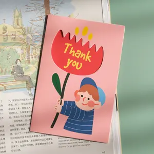 Cartes-cadeaux personnalisées imprimées mignonnes cartes de remerciement en papier cartes de vœux pour la fête des mères