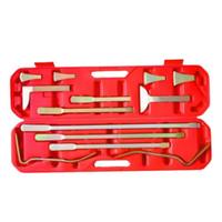WZAUTO 13 pièces outils à main de voiture correcteur de faisceau accessoires pour réparation de bosses pied de biche en tôle