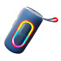 Potente Caja de Música RGB, Subwoofer Portátil Recargable, Bajos Potentes para el Hogar, Altavoz Inalámbrico Estéreo para Acampar, Sonido para Exteriores