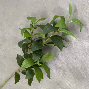 D-LE001 haute qualité vraie touche feuilles feuilles artificielles feuille de <span class=keywords><strong>laurier</strong></span> artificielle verdure Branches pour mariage décor à la maison - Product Image 1