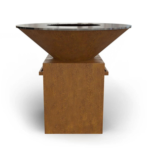 Durale-parrillas de acero para barbacoa, parrilla quemadora de carbón, con mesa - Product Image 6