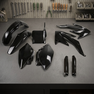 Kit Carenatura Moto Completo in Plastica Nera per Honda CRF 450R 2005-2006 - Product Image 3