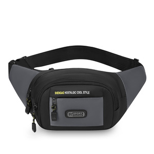 Shengao <b>Waterproof</b> Waist Bag Unisex Large Capacity Multifunctional Sport Phone <b>Pouch</b> With Zipper Pocket Everyday Outfits - Product Image 4