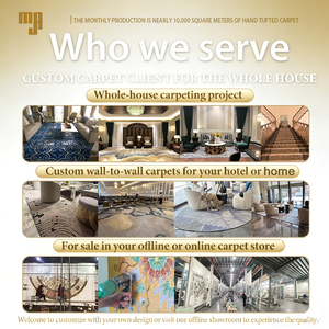 Tappeto Personalizzato Annodato a Mano in Lana di Alta Qualità della Nuova Zelanda <span class=keywords><strong>per</strong></span> Progetti di Design d'Interni <span class=keywords><strong>per</strong></span> Hotel - Product Image 6