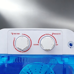 Lavadora Multifuncional Pequeña para el Hogar, Azul, Semiautomática, Portátil, con Cepillo <span class=keywords><strong>Desmontable</strong></span> para Lavar Ropa y Zapatos - Product Image 5
