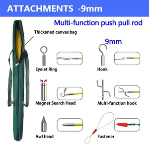 Prix usine Fish Tape les plus récents accessoires de fil en fibre de verre Push Pull Rods - Product Image 3
