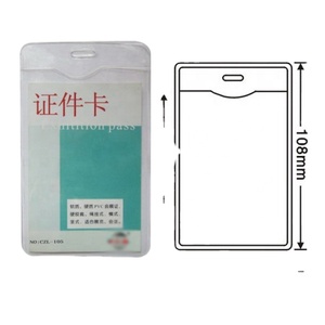 Hot Sale Custom <b>Plastic</b> Pvc Clear Pouch Id Credit Card Holders - Product Image 3