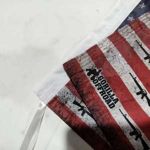 Высококачественный оптовый флаг Эфиопии на заказ, 100% полиэстер, с цифровой печатью, однотонный черный, регулируемый, 3x5 футов - Product Image 3