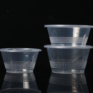 ארוחת צהריים חד פעמיות מהיר להוציא מיכלי מזון עגולים בפלסטיק מותאם אישית - Product Image 4