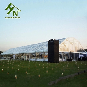 Grandes tentes blanches amovibles pour banquets, mariages, événements en plein air, tentes polygonales, <span class=keywords><strong>tente</strong></span> d'exposition commerciale avec portes en verre - Product Image 3
