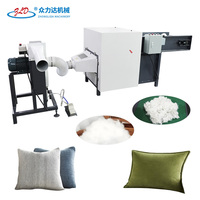 Machine de remplissage de coussins semi-automatique Zhonglida pour poupées, jouets en peluche et oreillers, certifiée CE, 380V/220V, garantie 1 an