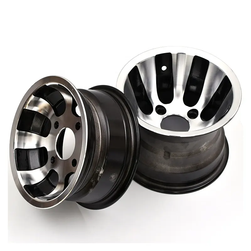 LING QI 10 Inch Aluminum Alloy Wheel Hub And Aluminum Rim Are Suitable For Go karts, ATVs And Off-road Vehicles