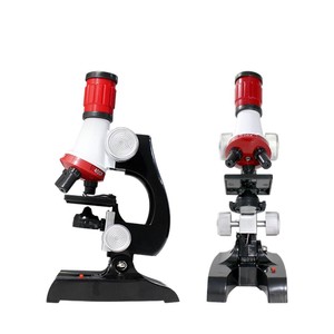 Wholesale children's <b>microscope</b> sets, high-magnification (1200x) plastic early education toys for cultivating science interest - Product Image 2