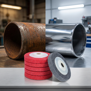 <span class=keywords><strong>Disque</strong></span> de polissage en fibre de nylon Fortunebrasive 4'' 100 mm, <span class=keywords><strong>disque</strong></span> abrasif non tissé <span class=keywords><strong>pour</strong></span> finition satinée en acier inoxydable 7P 9P 12P - Product Image 5