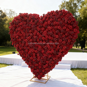 Arco di Fiori Artificiali a Forma di Cuore Personalizzato per Decorazioni di Matrimoni - Product Image 6