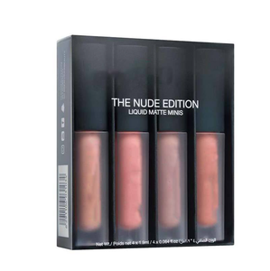 Set de 4 Mini Brillos Labiales y Lápices Labiales, 4 Colores Mate Hidratantes - Product Image 4