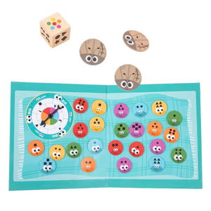 <span class=keywords><strong>Juego</strong></span> <span class=keywords><strong>de</strong></span> <span class=keywords><strong>Mesa</strong></span> con Temática <span class=keywords><strong>de</strong></span> Insectos, Dados <span class=keywords><strong>de</strong></span> Colores, Pinzas para Niños y Cartas, Juguete <span class=keywords><strong>de</strong></span> Reacción Montessori, Juguete Interactivo para Padres e Hijos - Product Image 2