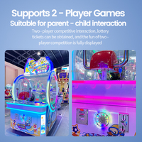 Machine de loterie à pièces ou jeu vidéo d'arcade interactif pour enfants de 3, 6, 8 ans, équipement de jeu de tir interactif pour enfants en intérieur, entreprise