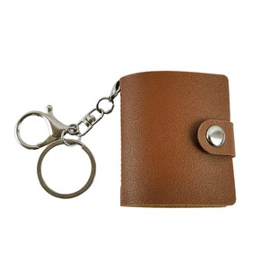 Mini <span class=keywords><strong>album</strong></span> <span class=keywords><strong>photo</strong></span> en PU de 2 pouces avec fermoir mousqueton, carnet de <span class=keywords><strong>collage</strong></span>, porte-clés pour photos d'identité, pendentif <span class=keywords><strong>photo</strong></span> - Product Image 3