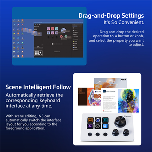 Contrôleur de jeu N3 Stream Deck, USB Type-C, icônes dynamiques, logiciel personnalisé pour Windows et <span class=keywords><strong>Mac</strong></span> - Product Image 6