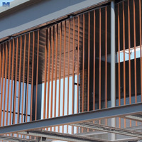 Décoration intérieure de haute qualité au design minimaliste moderne, persiennes en alliage d'aluminium durables, résistantes à l'humidité et imperméables