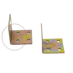 Soporte de Esquina en Forma de L de 90 Grados, Placa de Hierro Angular 3315, Acero Galvanizado, Conector para Muebles - Product Image 2