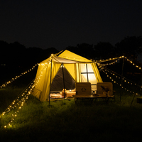 Tente de camping gonflable Rokii Large Luxury Oxford, quatre saisons, une chambre, ouverture automatique rapide, nouveau style, portable