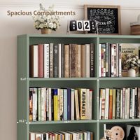 Bibliothèque HANYEE avec portes et tiroirs, étagère ouverte autoportante, meuble de rangement en bois pour le salon