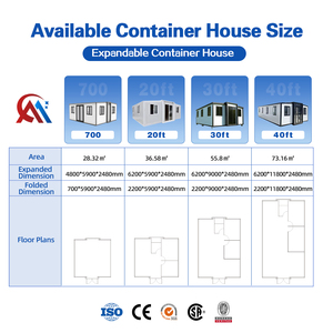 <span class=keywords><strong>Casa</strong></span> Container Pieghevole e Espandibile da 20 Piedi, Cabina Ufficio Monolocale Completamente Arredata, Miglior Acquisto - Product Image 3