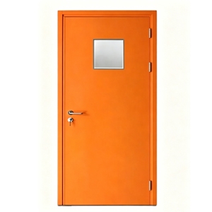 Puerta Cortafuego <span class=keywords><strong>de</strong></span> Acero <span class=keywords><strong>de</strong></span> Una Hoja con Panel <span class=keywords><strong>de</strong></span> Visión para Salas <span class=keywords><strong>de</strong></span> Servidores y Centros <span class=keywords><strong>de</strong></span> Datos, Puertas Resistentes al <span class=keywords><strong>Fuego</strong></span> con Certificación CE/UL - Product Image 1