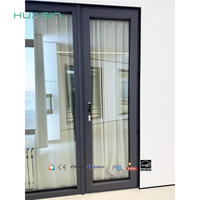 Huasin 2025 – Portes et fenêtres d'entrée modernes en aluminium pour villas, à haute efficacité énergétique, directement de l'usine, entrepôt au Qatar