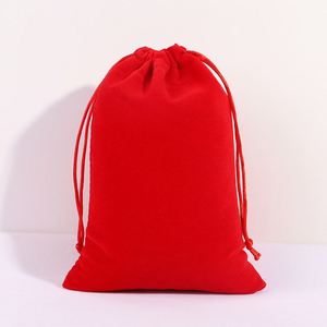 Black Velvet Modern Recyclable Jewelry <b>Pouches</b> <b>Drawstring</b> Bags for Necklace Earrings Organizer Custom Logo & Size Christmas - Product Image 2