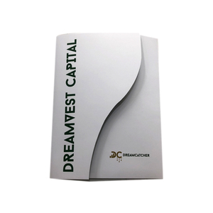 Tùy chỉnh kích thước bóng mờ cán thẻ kinh doanh khe cắm giấy tập tin tài liệu thư mục trình bày với túi - Product Image 1