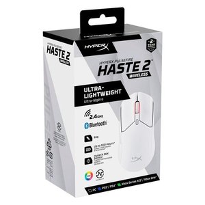 Souris de jeu PULSEFIRE Haste 2 Core sans fil blanche 8R2E7AA - Product Image 2