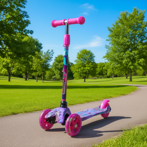 Patinete Eléctrico Infantil Eb Kids con Diseño de Sirena, 36V 250W, 3 Ruedas, Plegable, de Acero y PU, con Luz, para Uso en Exteriores - Product Image 2