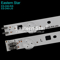 Rétroéclairage TV ES-246 2012SVS40 3228 RIGHT06 LEFT06 REV1.6 pour SAM SUNG UE40EH6030W UA40EH6000 Bande LED de rétroéclairage