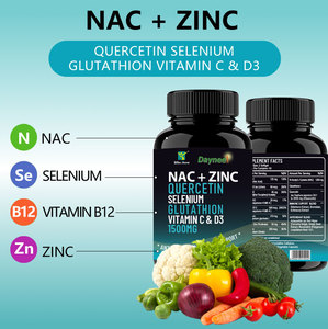 N33 ซอฟต์เจล <span class=keywords><strong>NAC</strong></span> N-อะซีทิล แอล-ซิสเทอีน พร้อมซิงค์เสริม บำรุงสุขภาพตับ ดีท็อกซ์ สารต้านอนุมูลอิสระ สำหรับโภชนาการประจำวัน - Product Image 3