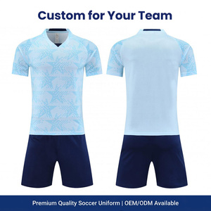 Custom voetbaltenues groothandel sublimatie polyester mesh met logo en naam, voetbalshirt OEM fabrikant - Product Image 1