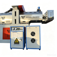 Machine de granulation de plastique recyclé, ligne de production de granulateurs de film PP PE, granulateur de film EPS PA PPR, haute capacité, économie d'énergie