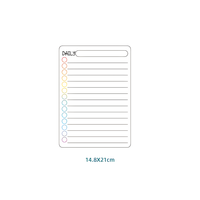 Autocollant de congélateur personnalisable, calendrier en PVC souple, autocollant de réfrigérateur en gros, calendrier magnétique pour réfrigérateur, logo personnalisé, usage domestique, pas cher